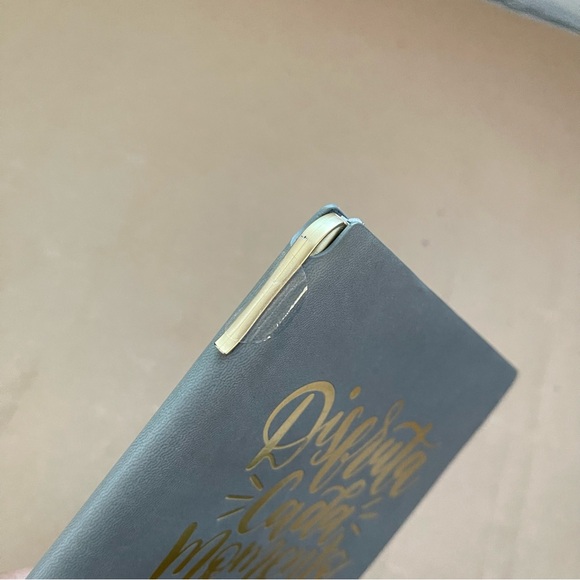 Gray Notebook Gold Lettering - Picture 3 of 4